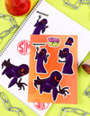 Spelmästaren Stickers ark